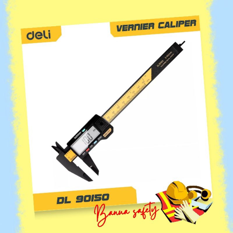 SIGMAT DIGITAL DELI JANGKA SORONG DIGITAL KALIPER / SIGMAT VERNIPER CALIPER 150 MM EDL90150