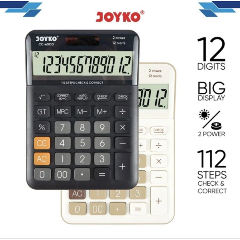 

kalkulator Joyko Besar CC-60 12 digit (1pcs)