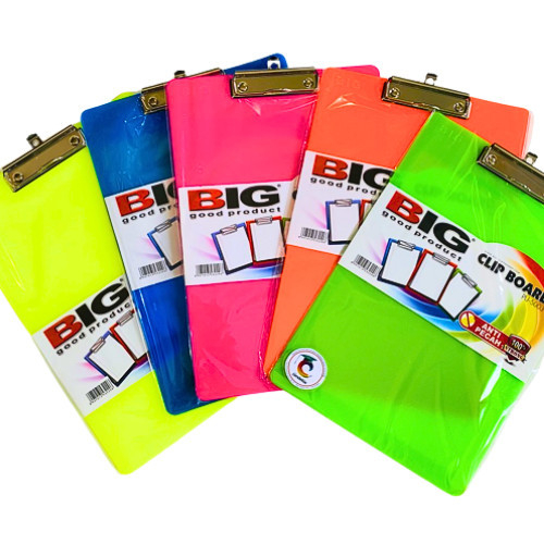 

CLIP BOARD, PAPAN JALAN, PAPAN UJIAN FLUOR/PASTEL BIG