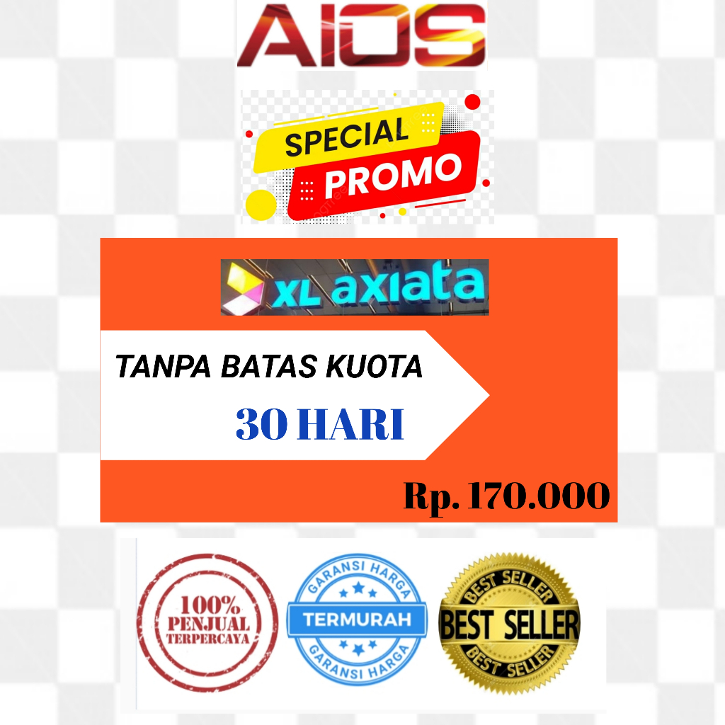 kuota data internet xl unlimited tanpa batas 30 hari termurah terlaris