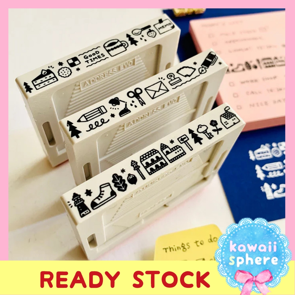 

Eric Small Things x SANBY Combination Stamp | Stempel Planner | Ready Stock Handcarry Japan
