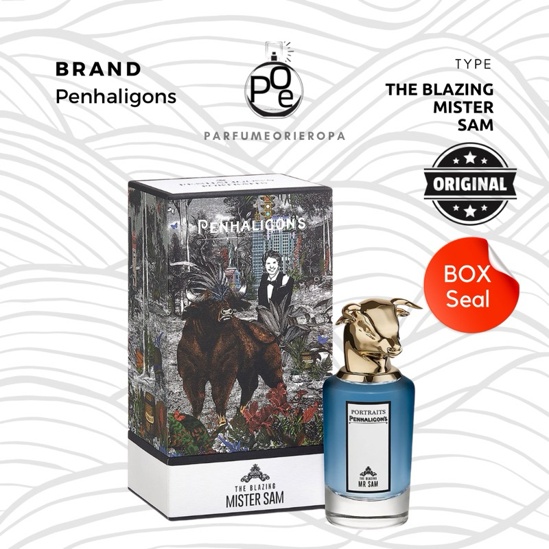 Parfum Pria Original Penhaligons The Blazing Mister Sam 75ml Box Seal full size parfume tahan lama m