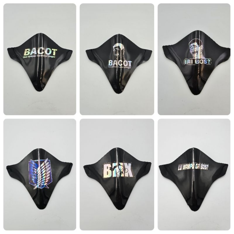 Visor Honda Beat New 2016-2022 Plus Stiker Hologram Variasi - Bisa Motor Dan Sepeda BMX - Visor Sepe