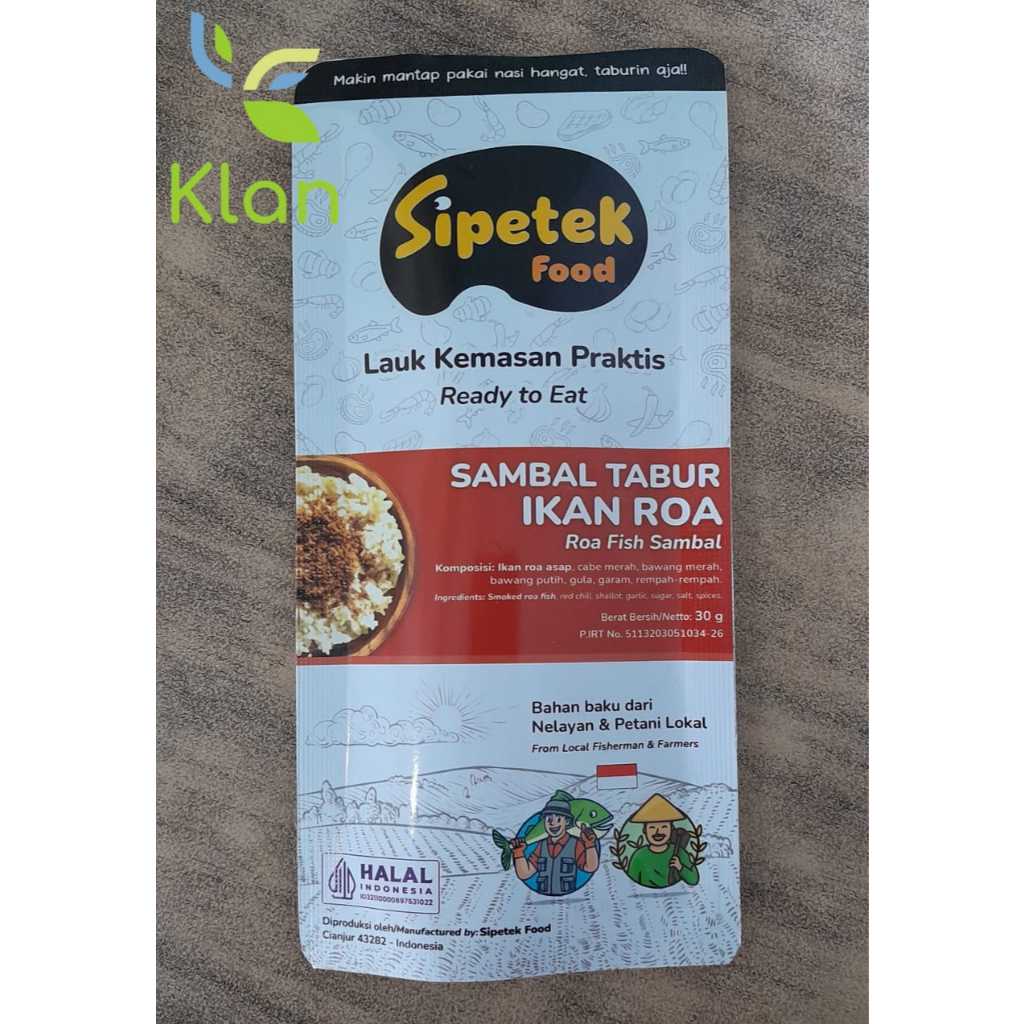 

SI PETEK SAMBAL TABUR IKAN ROA/ SIPETEK IKAN ROA SIAP MAKAN