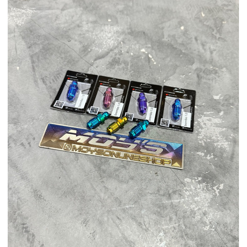 Nepel Angin Blader Titanium M10 Drat 14 Halus 1.00 Kasar 1.25 Titanium