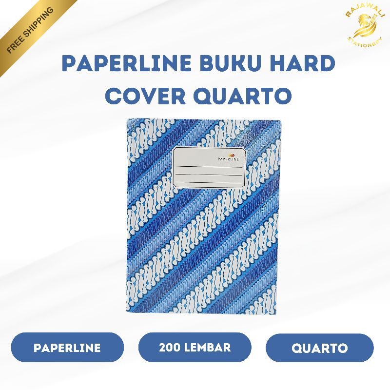 

Paperline Buku Hard Cover | 200 Lembar | Quarto / Besar