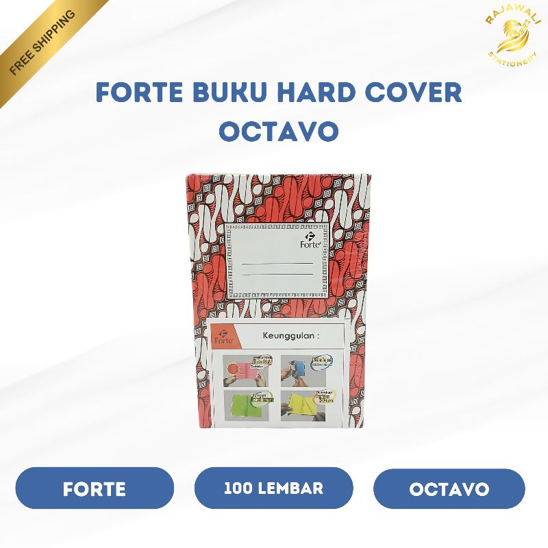 

Forte Buku Hard Cover | 100 Lembar | Octavo / Kecil