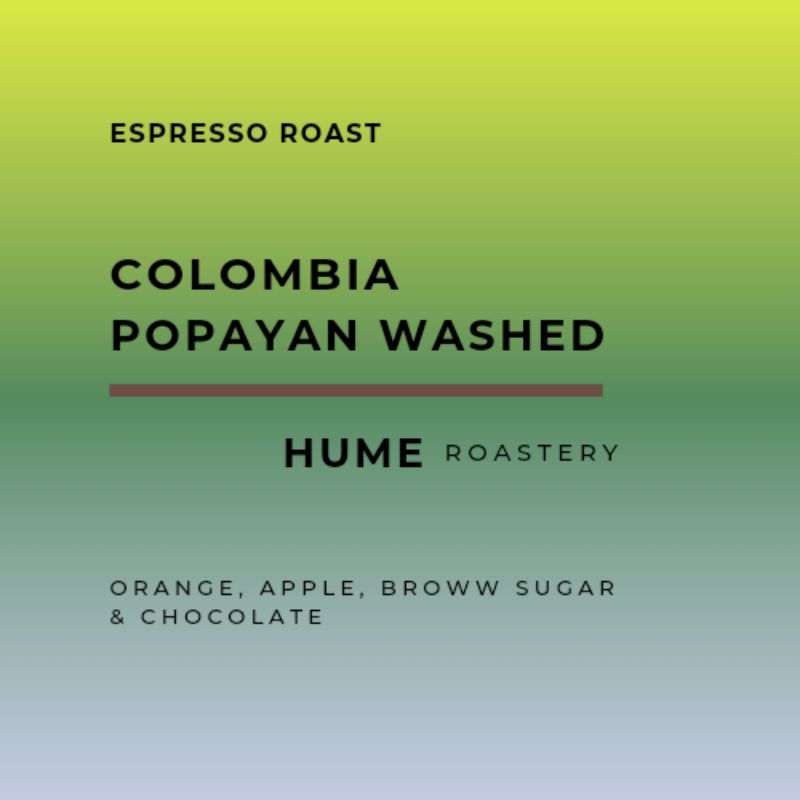 

Colombia popayan washed