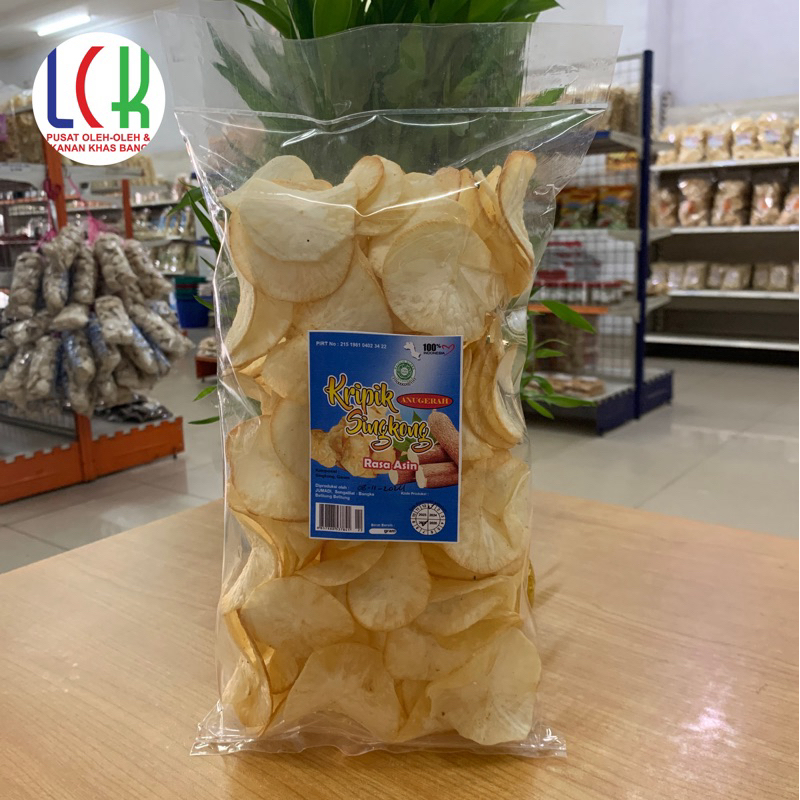 

Keripik dari singkong rasa asin
