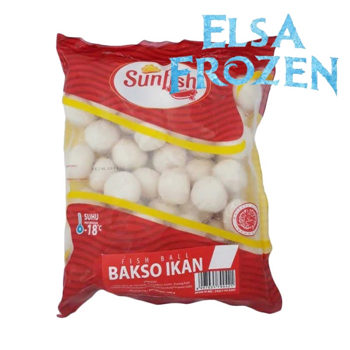 

SUNFISH BAKSO IKAN 500GR ISI 50 BUTIR / BASO IKAN