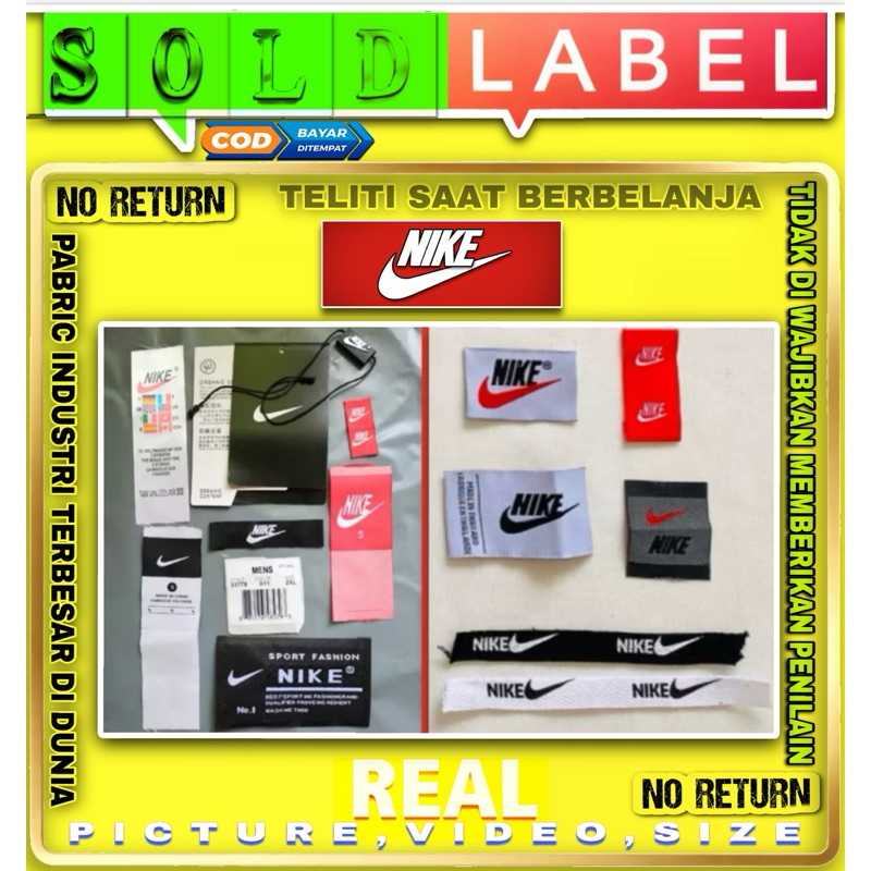 

SOLDLABEL LABEL PABRIC INDUSTRI NIK...E
