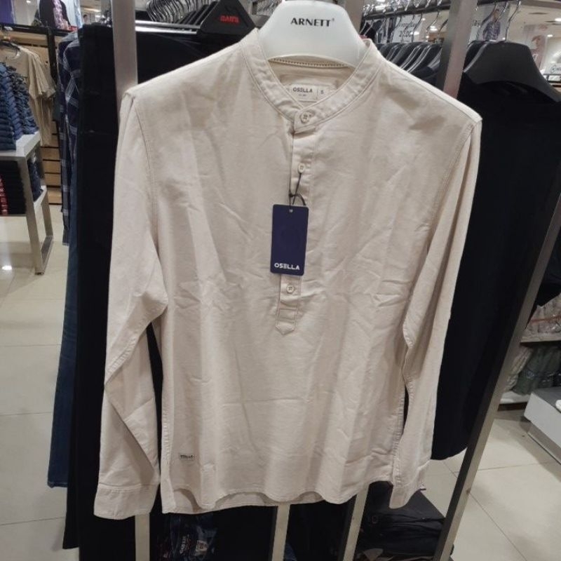 OSELLA MEN KOKO PANJANG PRIA REGULAR FIT KANCING 4 PROMO|0855