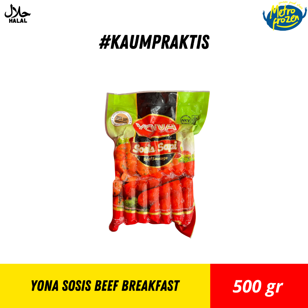 

Yona Sosis Beef Breakfast 500gr
