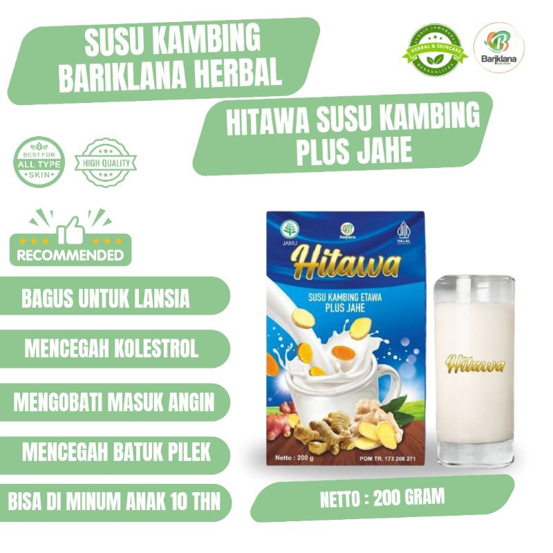 

SUSU JAHE HITAWA HERBAL 200 GR