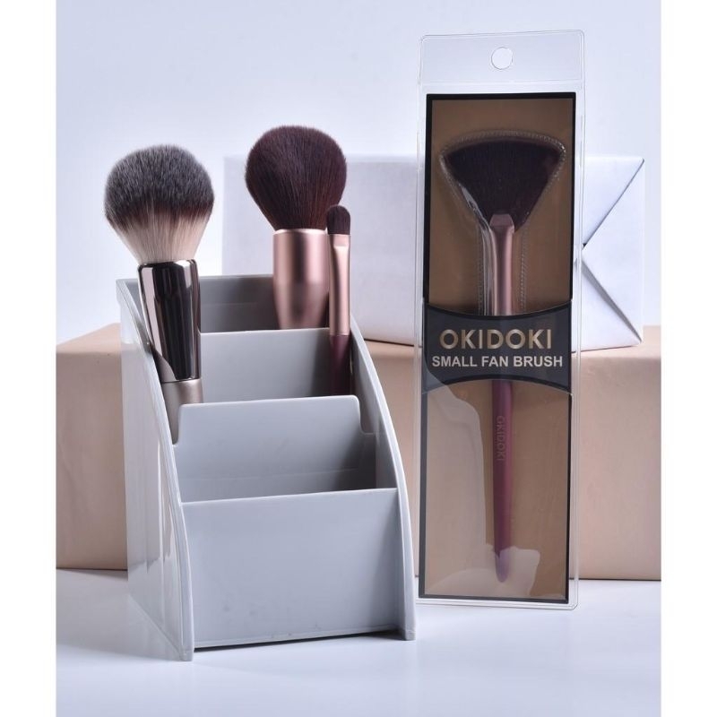 Okidoki Small Fan Brush Alat Kecantikan