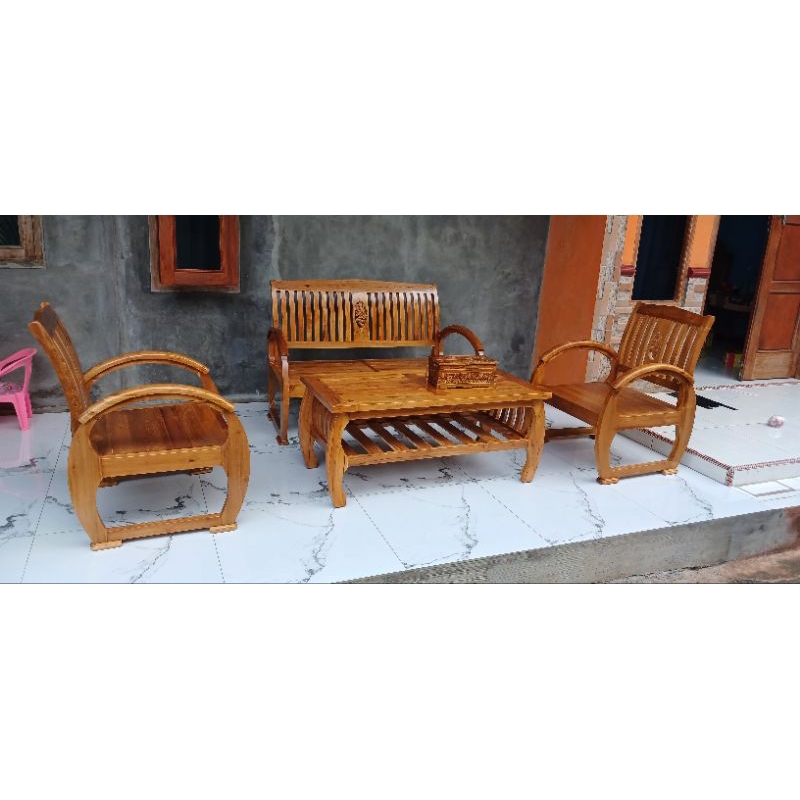 kursi tamu sedan antik jati jepara kursi teras klasik 211