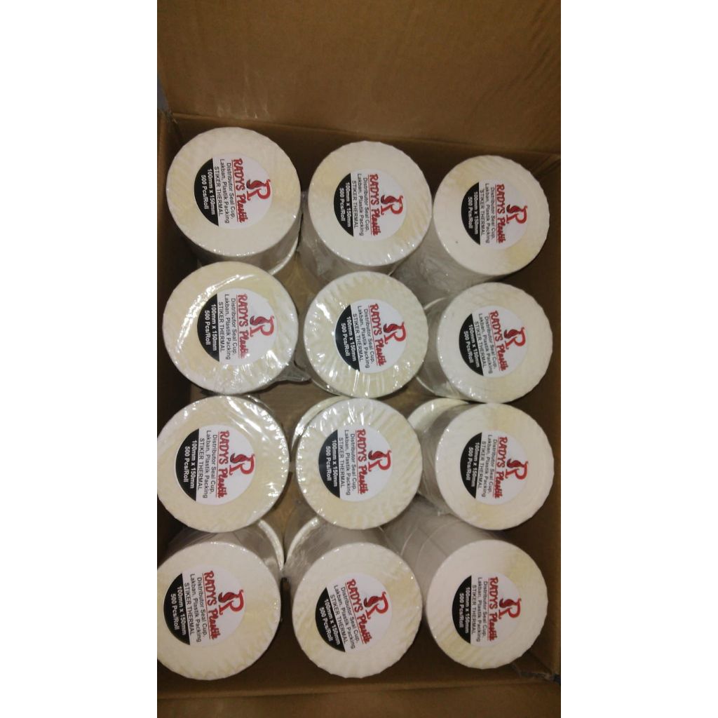 

LABEL THERMAL / STIKER THERMAL 100X150 ISI 500PCS