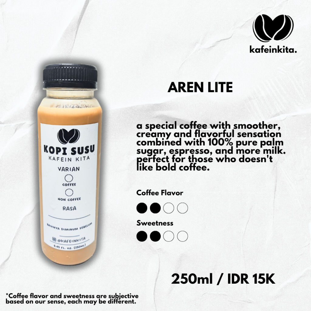 

Kopi Susu Gula Aren 250ml