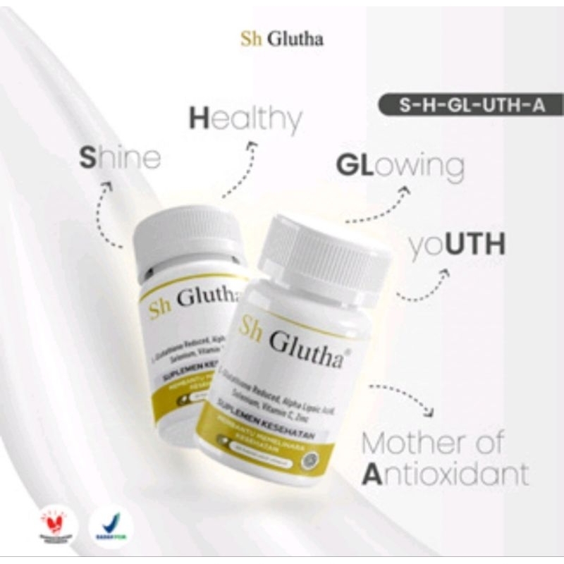 SH Glutha Whitening Booster / Suplemen Glutathione ORIGINAL