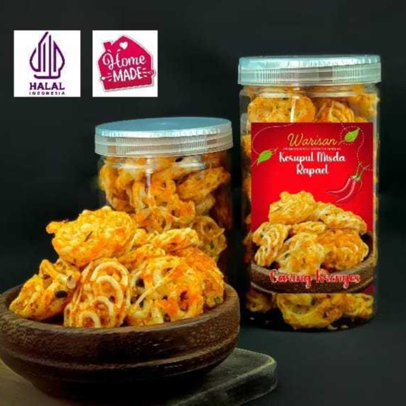 

Kerupuk misda rafael 250 gr - Sebring kerupuk kering pedas daun jeruk kriuk lezat