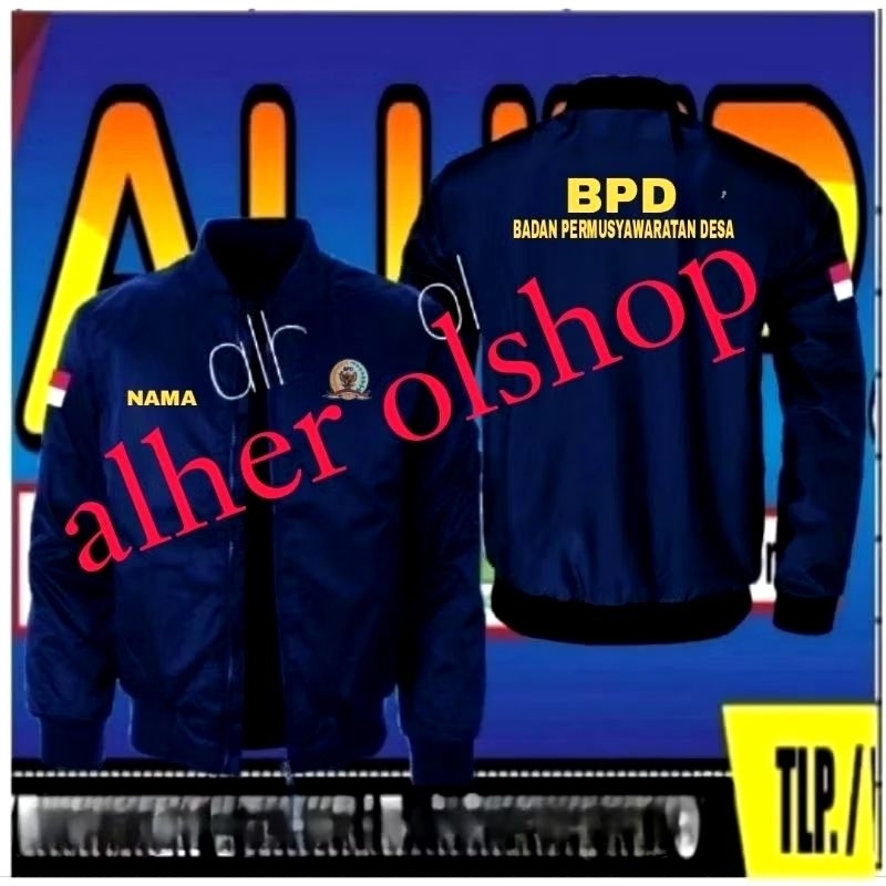 Jaket bordir BPD jaket BPD jaket bomber BPD jaket seragam BPD jaket kerja BPD jaket badan permusyawa