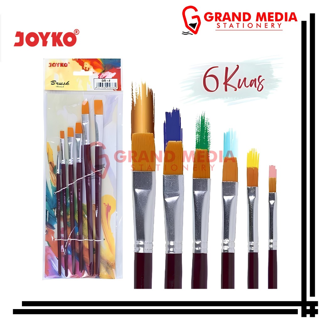 

[GRAND MEDIA] KUAS CAT AIR / CAT MINYAK / BRUSH / LUKIS / ACRYLIC / JOYKO BR-4
