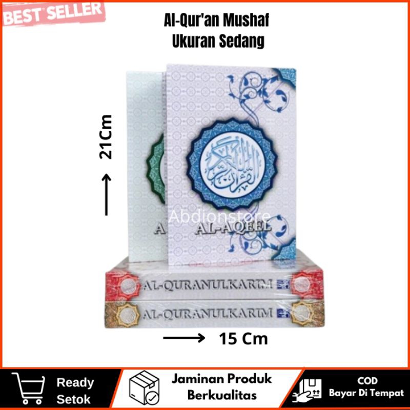 

Al-Qur'an Mushaf Wakaf Murah Ukuran Sedang Al-aqeel