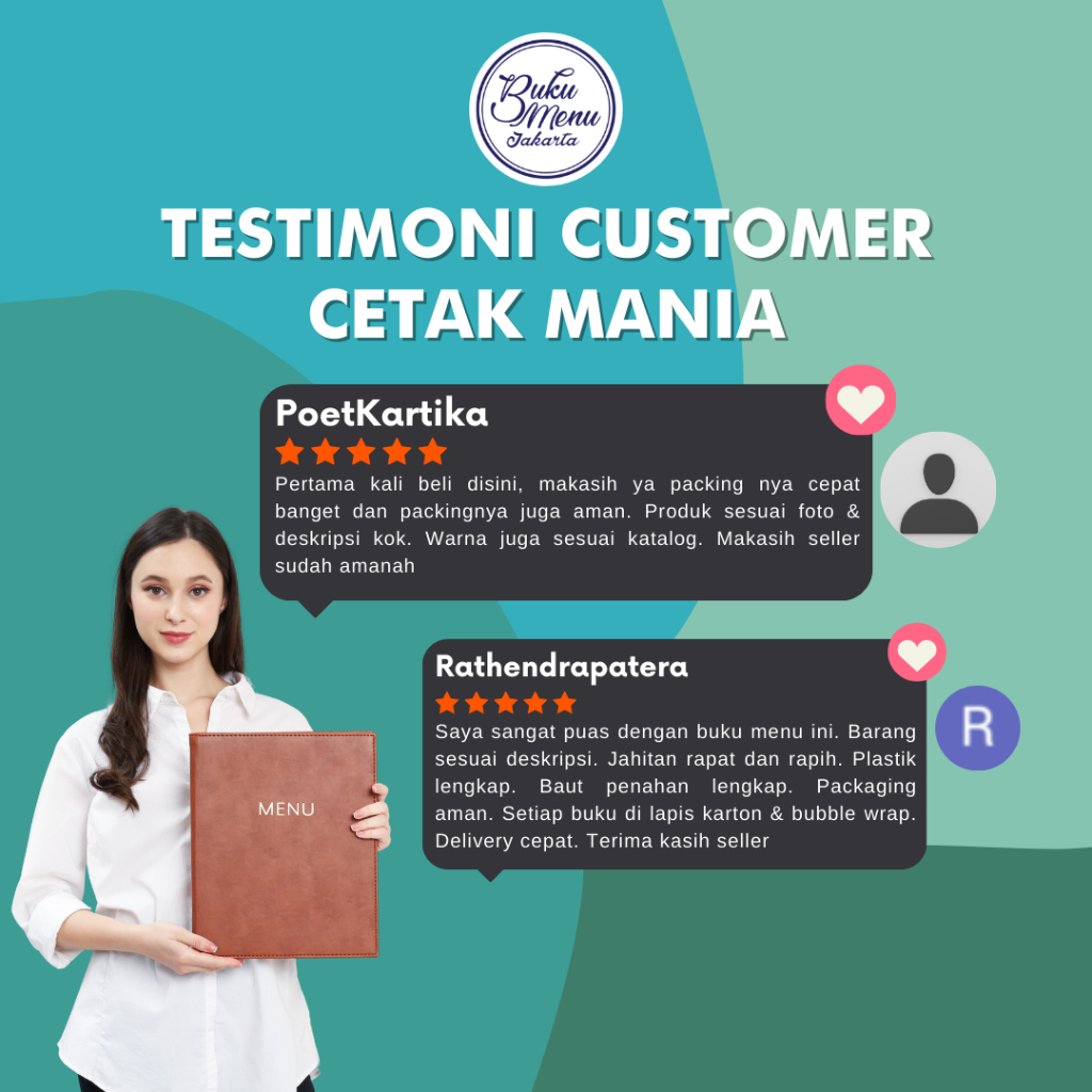 

Buku Menu Jakarta - Buku Menu Kulit Jepit Baut Isi Plastik Mika 15x30cm Coklat Muda - Cafe, Coffee