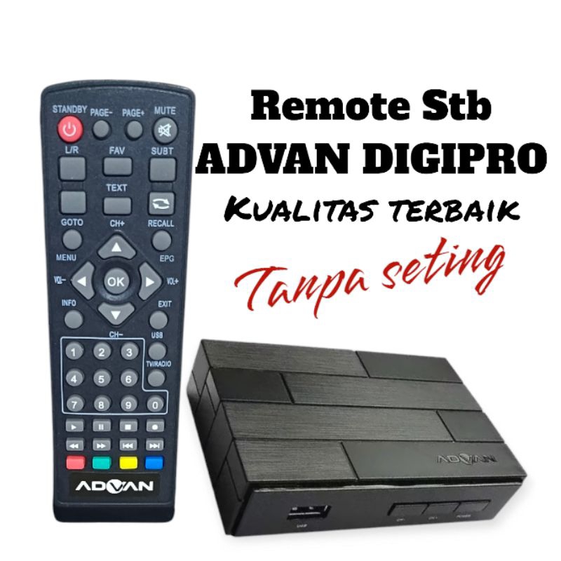 Remot stb advan digipro/Remot set top box digipro