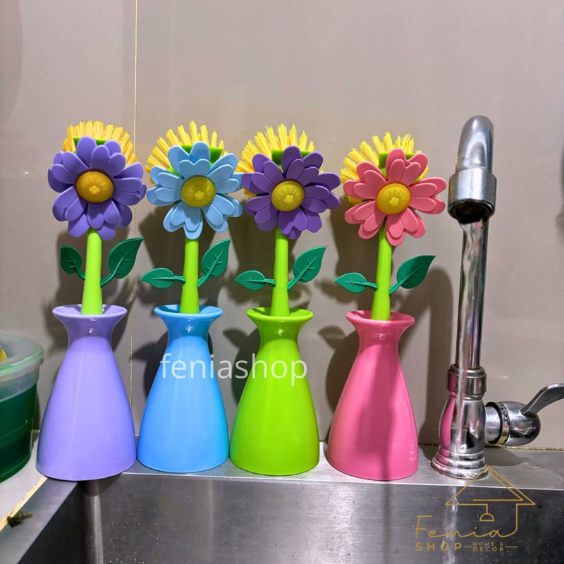 RB Sikat / Sikat bentuk bunga /Sikat bunga matahari