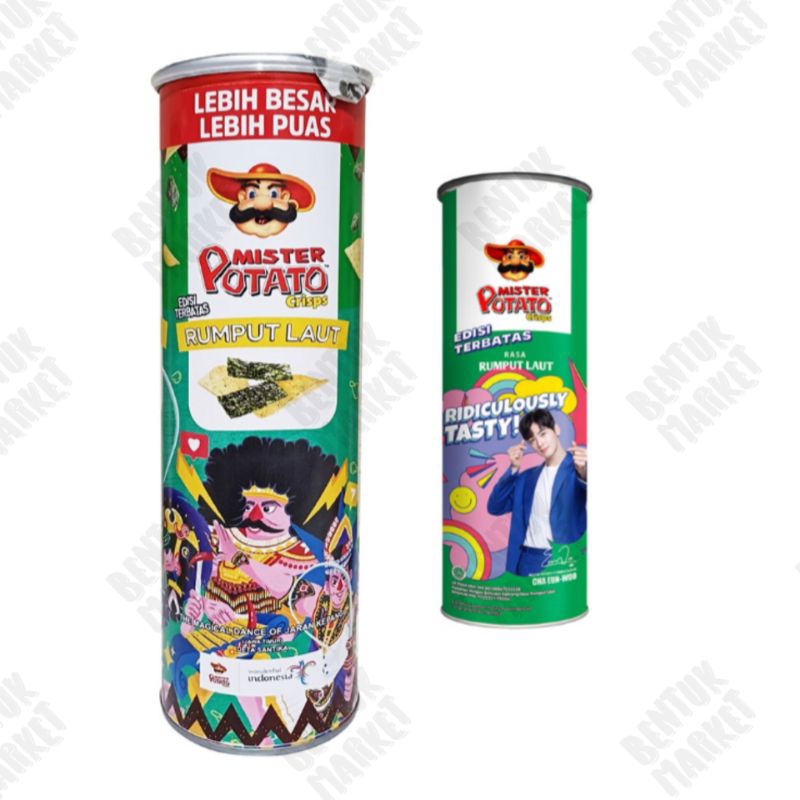 

MISTER POTATO KERIPIK KENTANG RASA RUMPUT LAUT 80gr 106gr / Keripik Kentang / Makanan Ringan