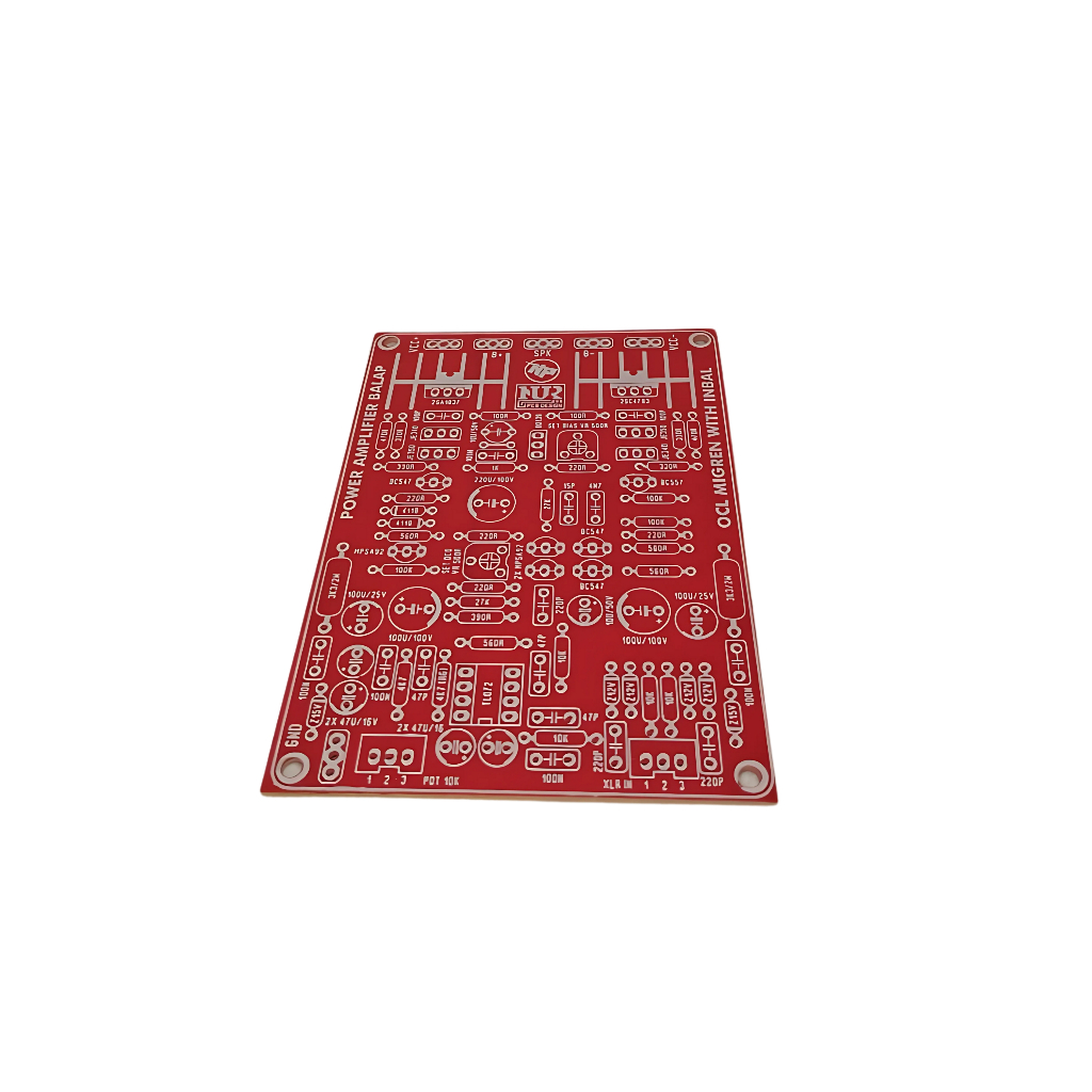 Pcb driver ocl balap pcb power amplifier