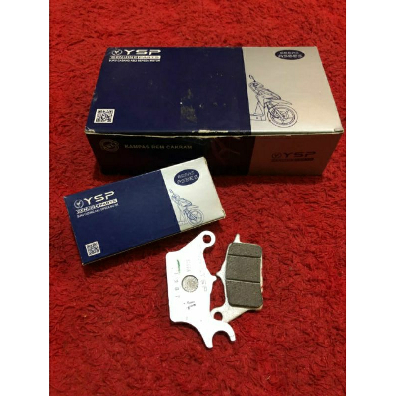 kampas ysp rem/diskpad cbs/kampas rem beat/ vario/scoopy fi/rem beat fi/vario fi/
