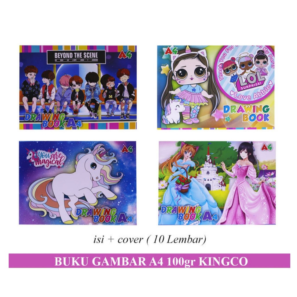 

BUKU GAMBAR / DRAWING BOOK UKURAN A4
