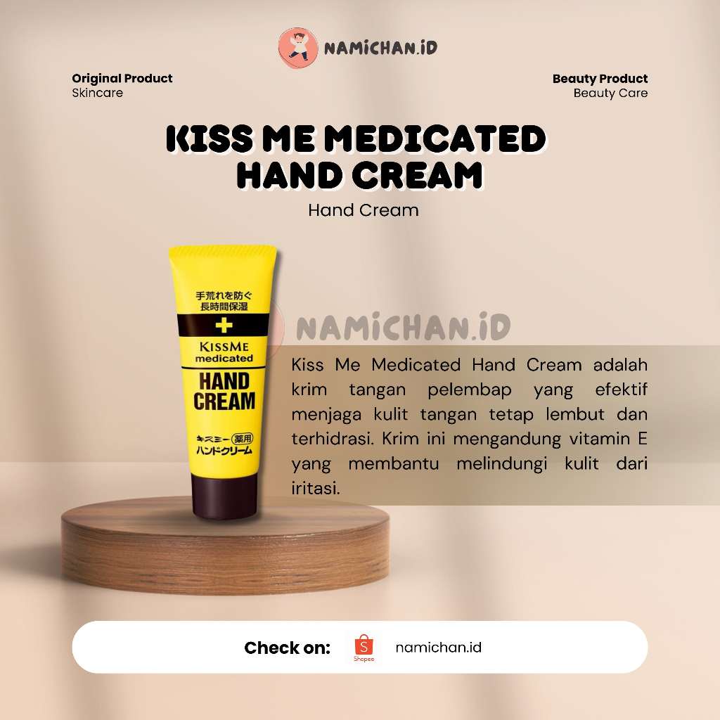 [ PO Japan ] Kiss Me Medicated Hand Cream | Kiss Me Hand Cream | Kiss Me Original Jepang