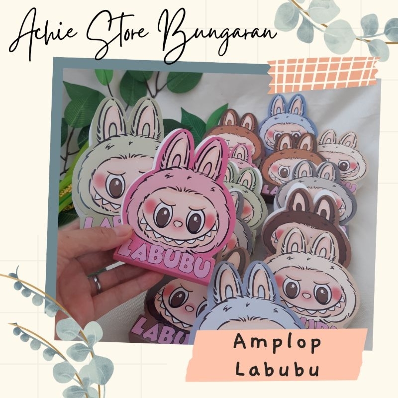 

1 lembar ~ Amplop LABUBU / Amplop THR Besar / Amplop THR Lebaran / Amplop Lebaran Lucu / Angpao Natal / Angpao Premium ++