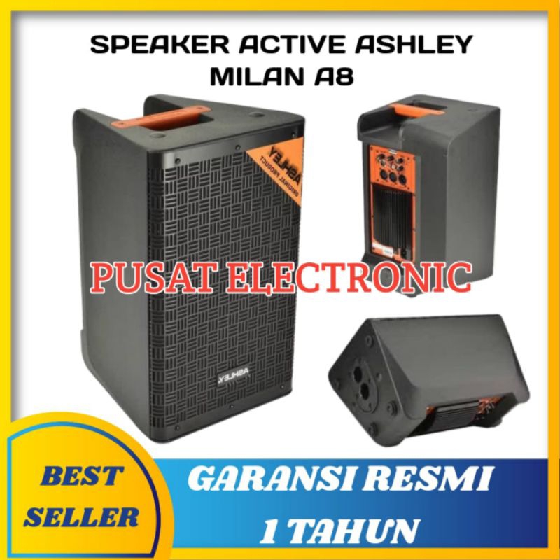 Speaker Aktif Ashley Milan A8 Original Speaker aktif 8inch