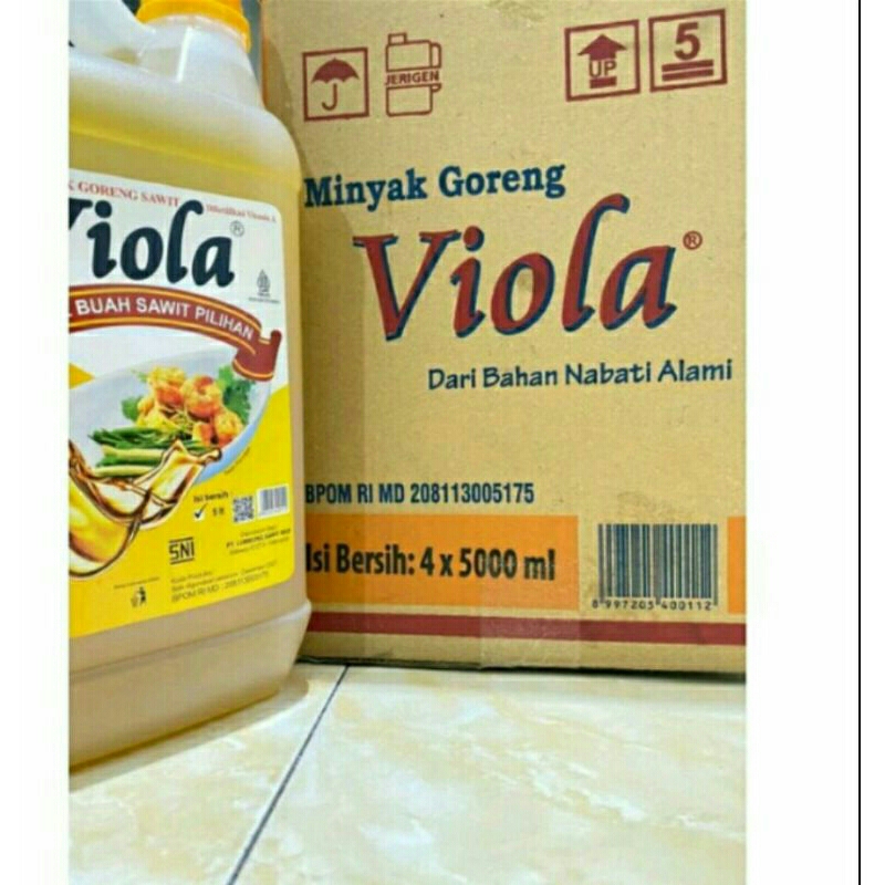 

Minyak goreng viola 5 L jerigen