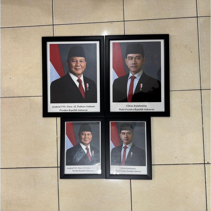 

Poster Presiden Prabowo - Gibran (ukuran A4)