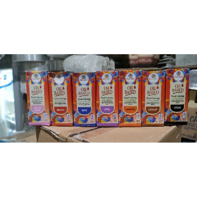 

Pewarna Oil Based Red Bell 30ml