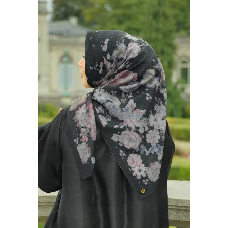 PL Buttonscarves - Blume JET SET