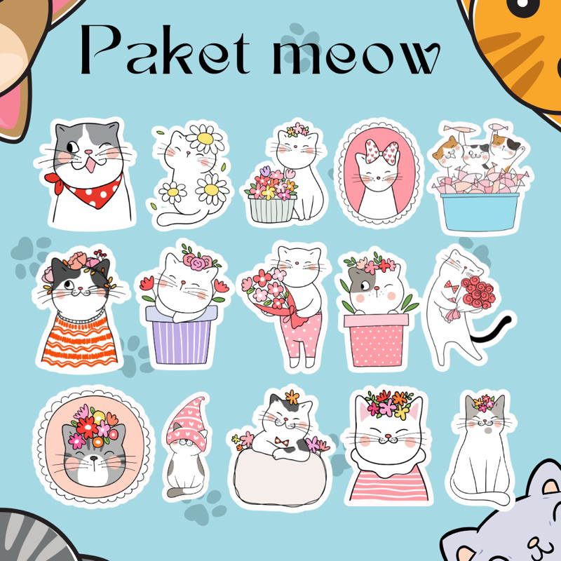 

STARLY - PAKET MEOW PAKET STIKER KUCING PAKET STIKER KUCING STIKER KUCING KUCING LUCU KUCING LUCU BANGET