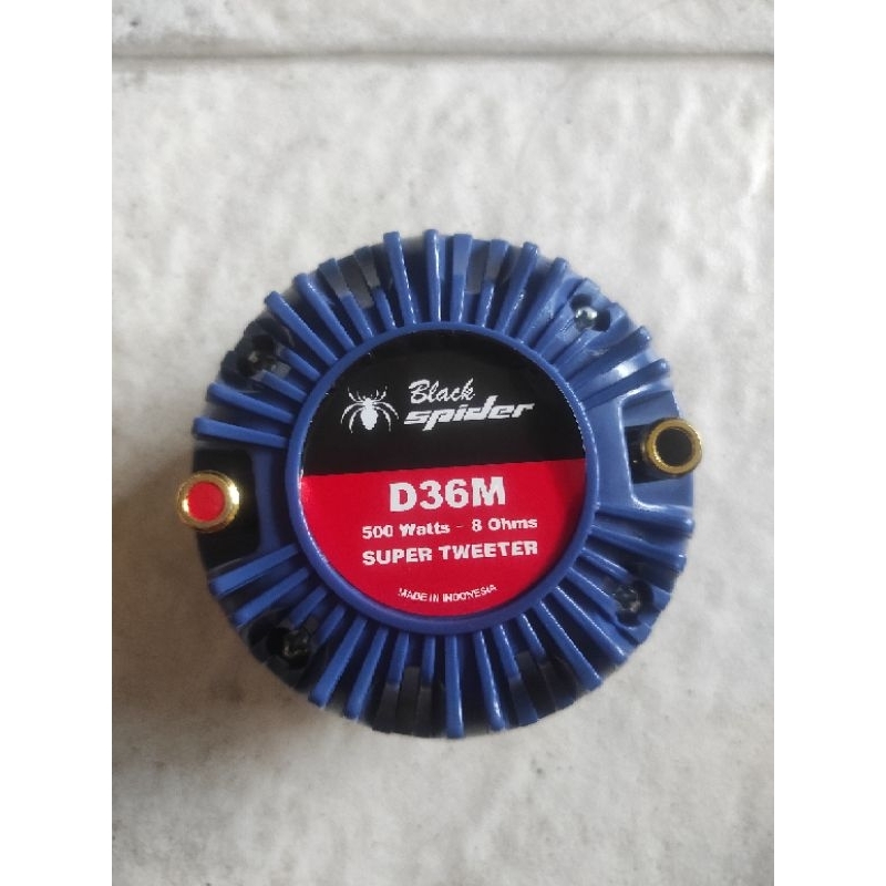 BLACK SPIDER D36 DRIVER 500WATT SUPER TWEETER PROFESIONAL DRIVER TWEETER