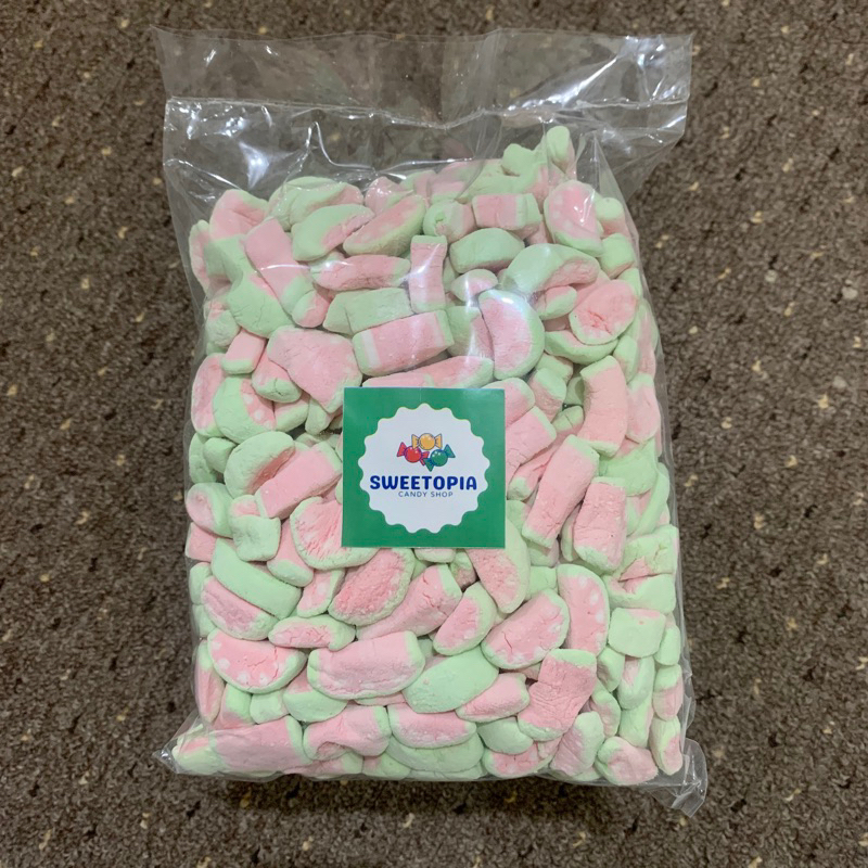Marshmallow kiloan semangka murah 1/2kg (500gr)