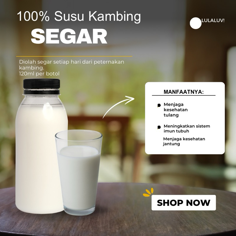 

susu kambing segar 120ml