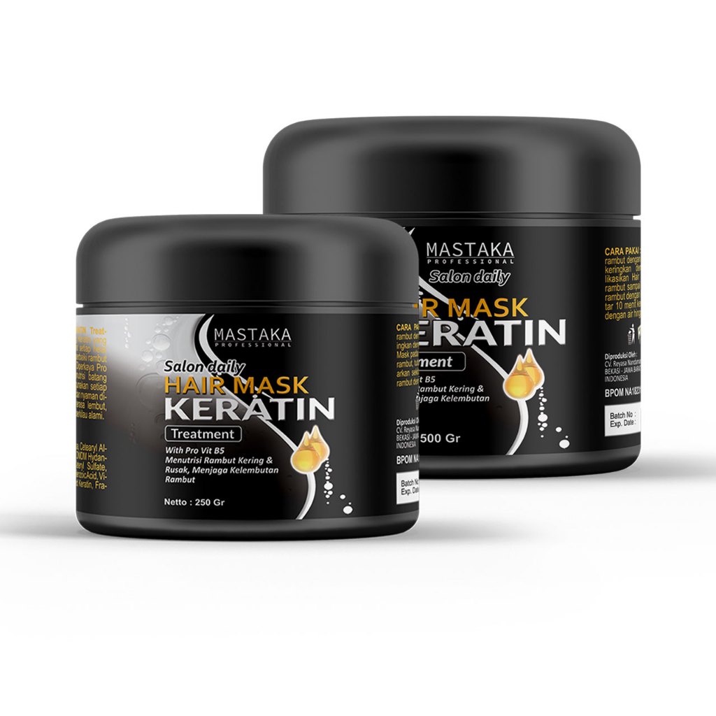 Hair Mask Keratin Treatment Salon Daily Masker Rambut Keratin Mastaka
