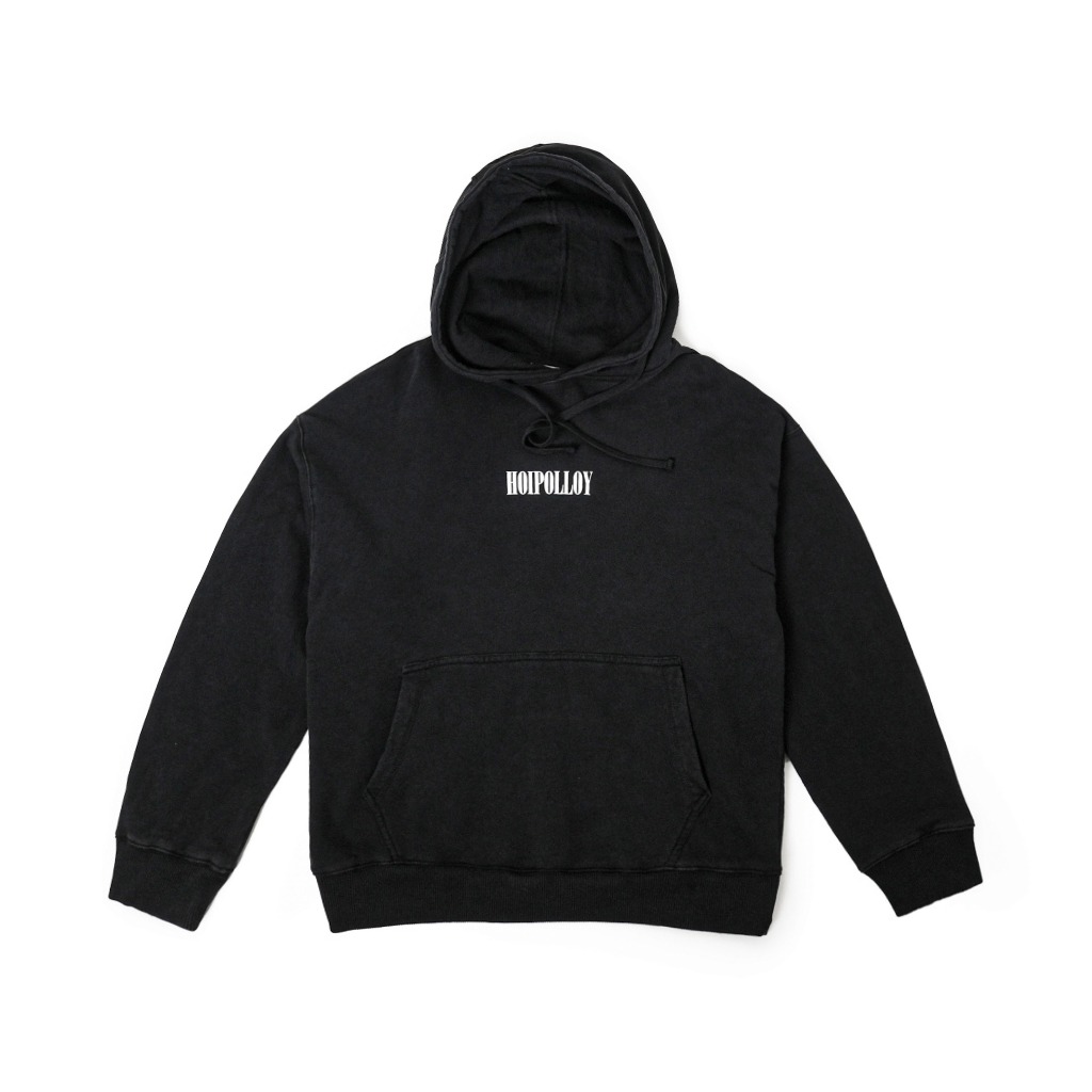 Hoi Polloy - Hoodie Sweater Script (Black)