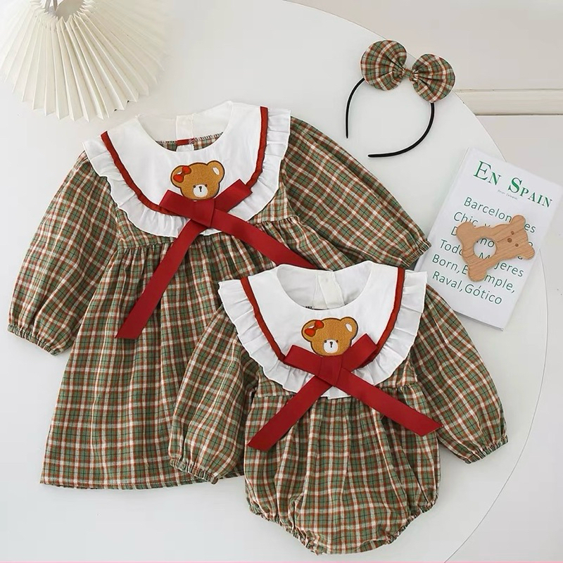 SCHOOL Bear Romper Baby
