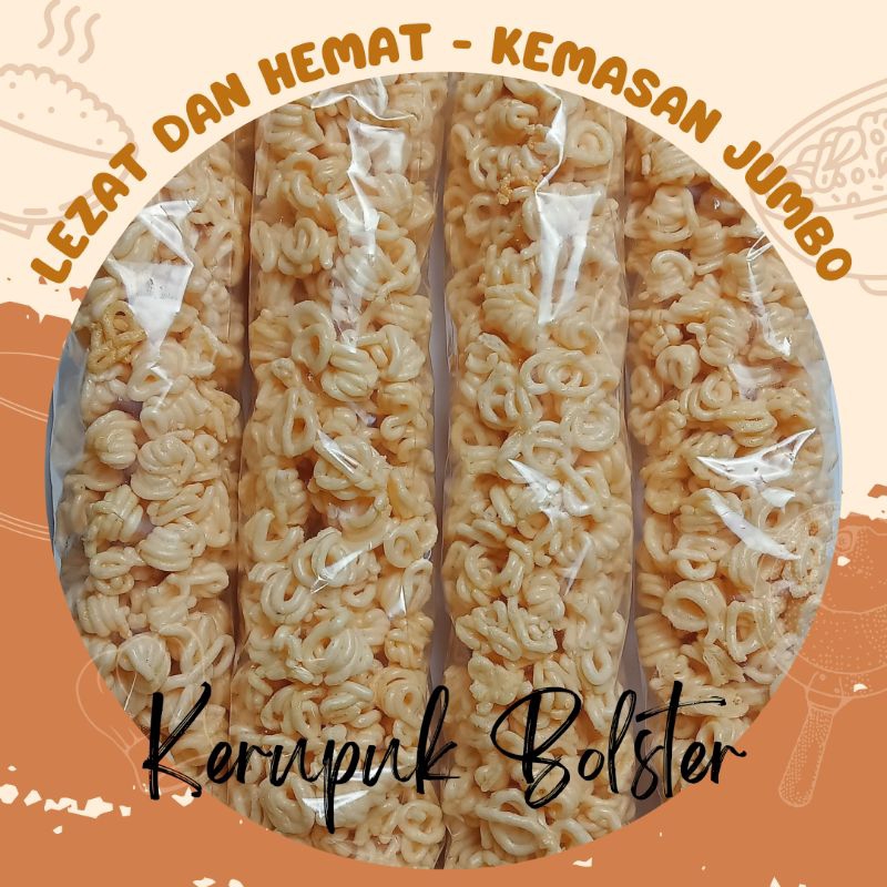 

BOLSTER Kerupuk Keong Kecil Kemasan Jumbo 100% Halal