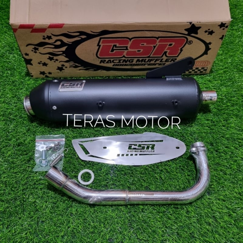 Knalpot mio sporty smile CSR muffler knalpot csr mio sporty dan smile Csr muffler racing exhaust mio